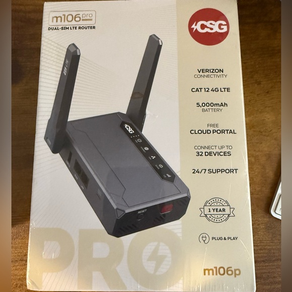 ASUS Dual-SIM LTE Router - Gray and Black
